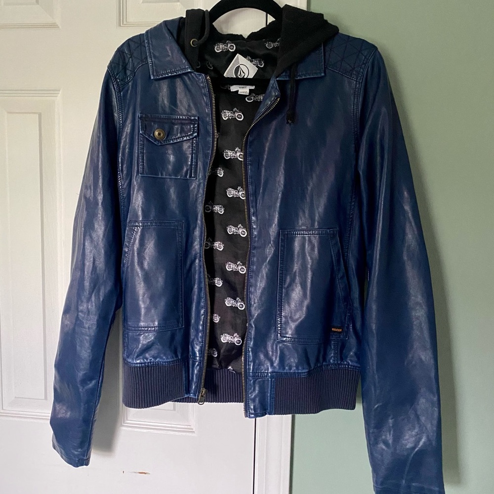 Blue Moto Jacket